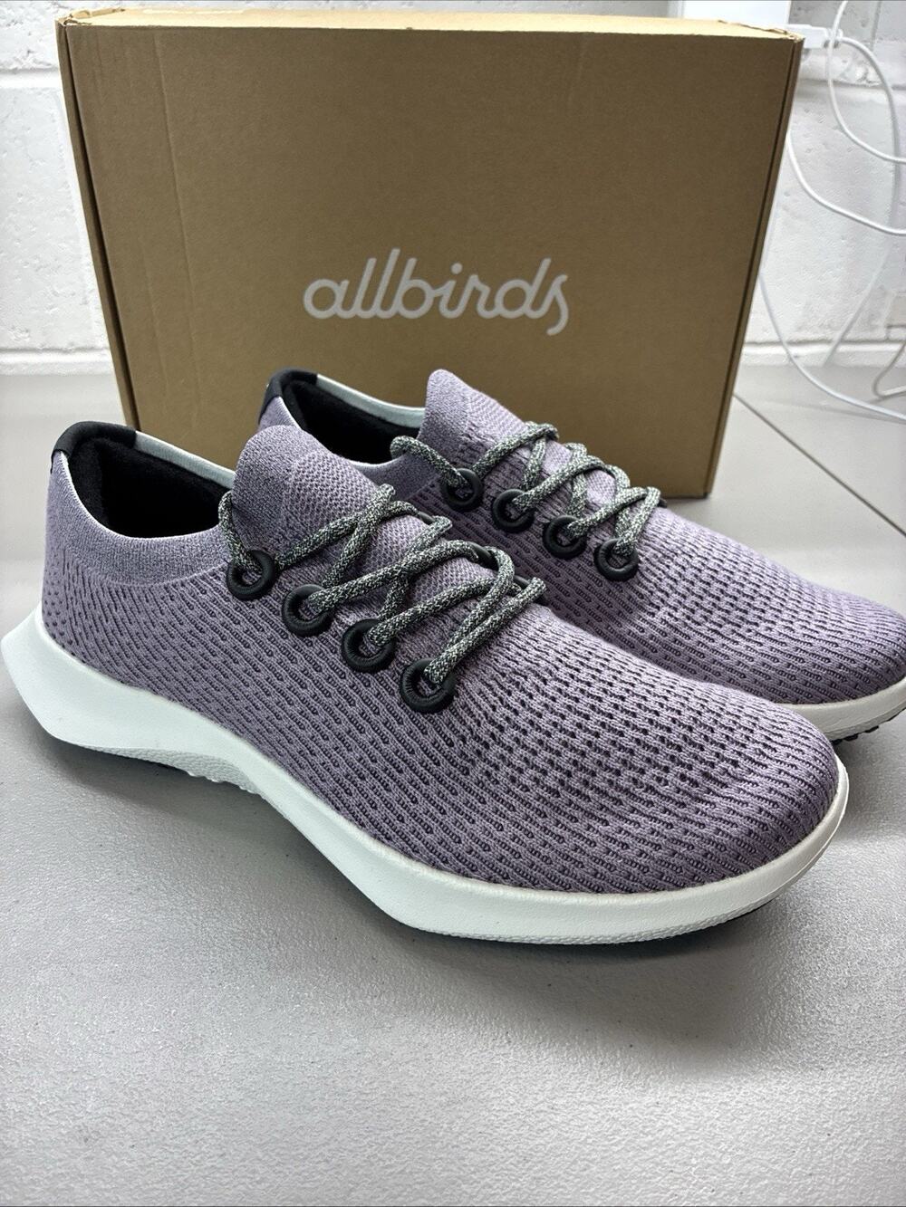New Allbirds Tree Dasher 2 Mens Size 10.5 Purple Athletic Running Shoes Sneakers